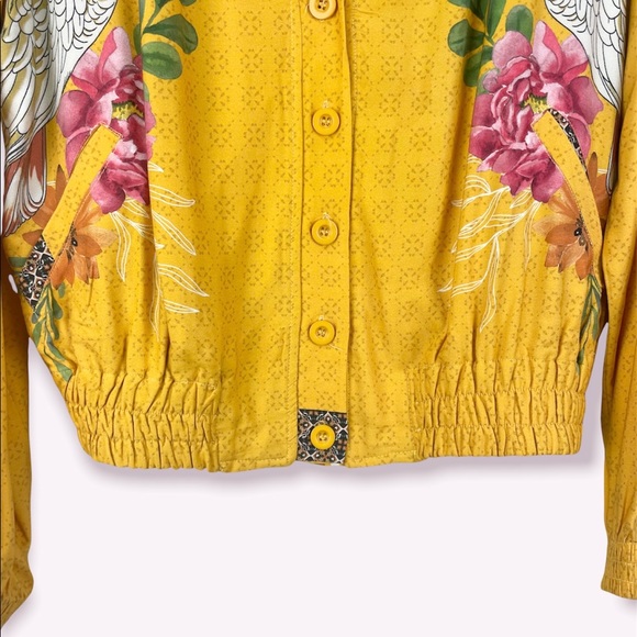 Spring Yellow Bomber Jacket - Picture 10 of 11